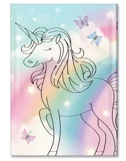 חבילה 5 מחברות 40 דף, 14 שורות A5 - חד קרן קונים רק באטרקציה מהיבואן לצרכן