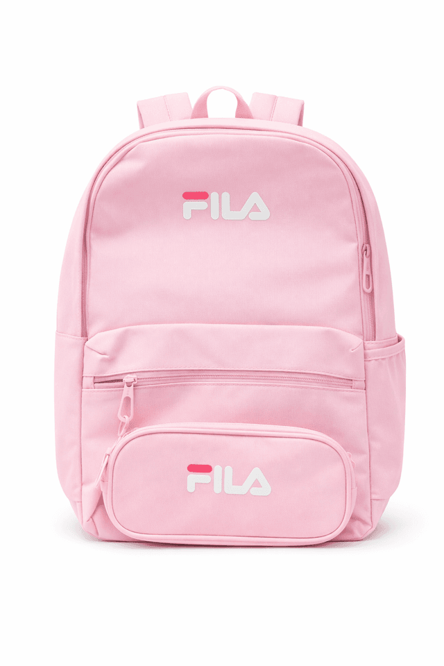 תיק גב FILA בעל 2 תאים וקלמר 2 תאים צבע ורוד קונים רק באטרקציה מהיבואן לצרכן