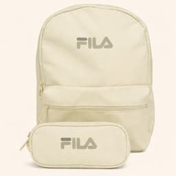 תיק גב FILA בעל 2 תאים וקלמר צבע שמנת קונים רק באטרקציה מהיבואן לצרכן