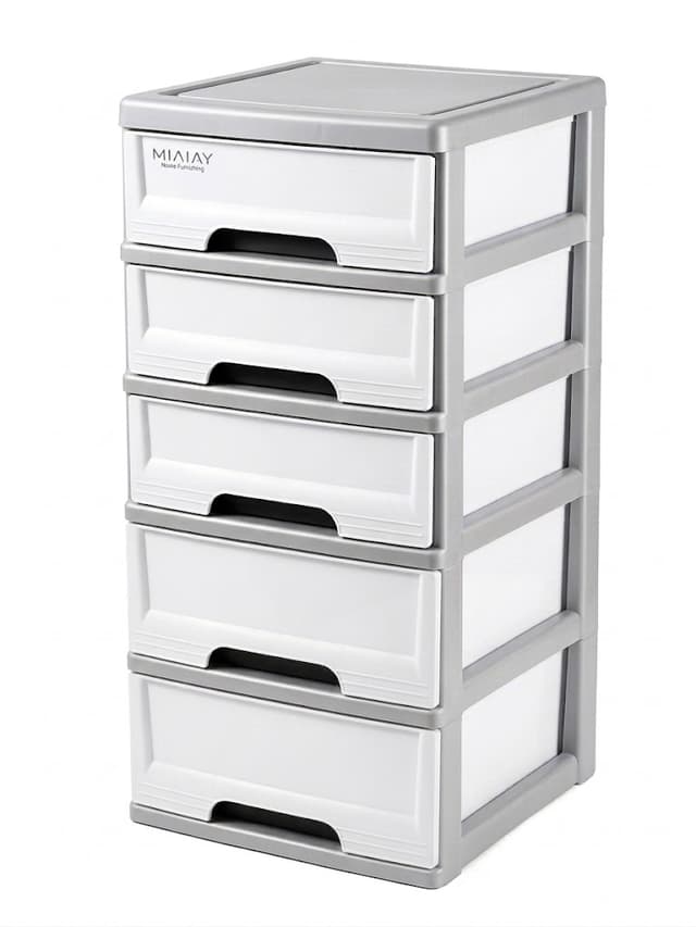 שידת מגירות פלסטיק 5 קומות – אחסון וארגון קונים רק באטרקציה מהיבואן לצרכן