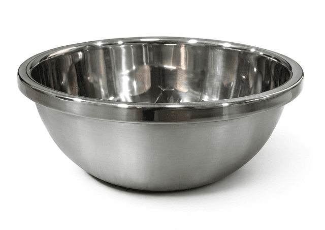 קערת נירוסטה מקצועית 18 ס"מ – עם קנט רחב קונים רק באטרקציה מהיבואן לצרכן