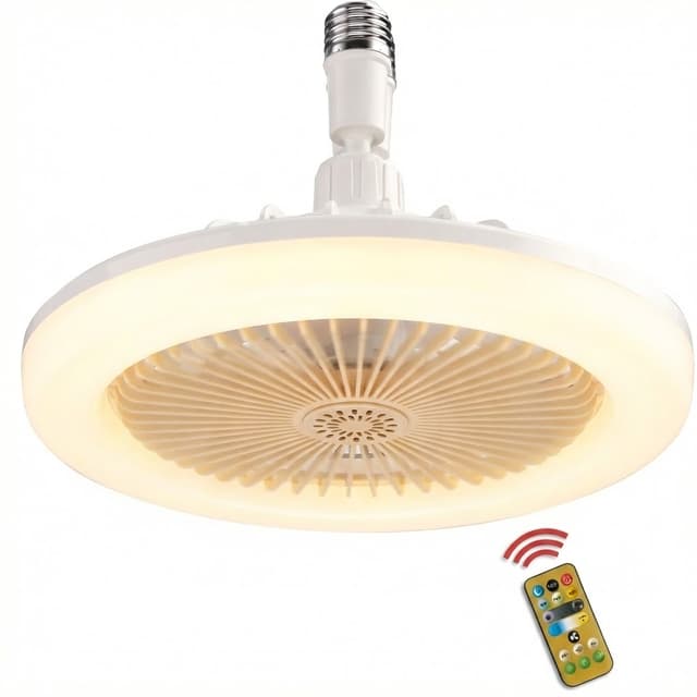 מנורת מאוורר לד משולבת עם שלט לשימוש קליל קונים רק באטרקציה מהיבואן לצרכן