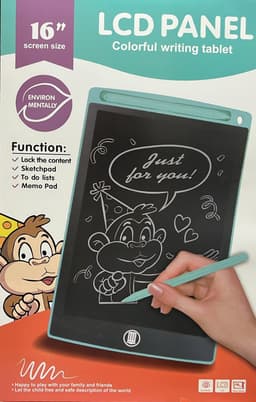 לוח כתיבה וציור מחיק צבעוני 16 אינץ' – יצירה ללא נייר קונים רק באטרקציה מהיבואן לצרכן