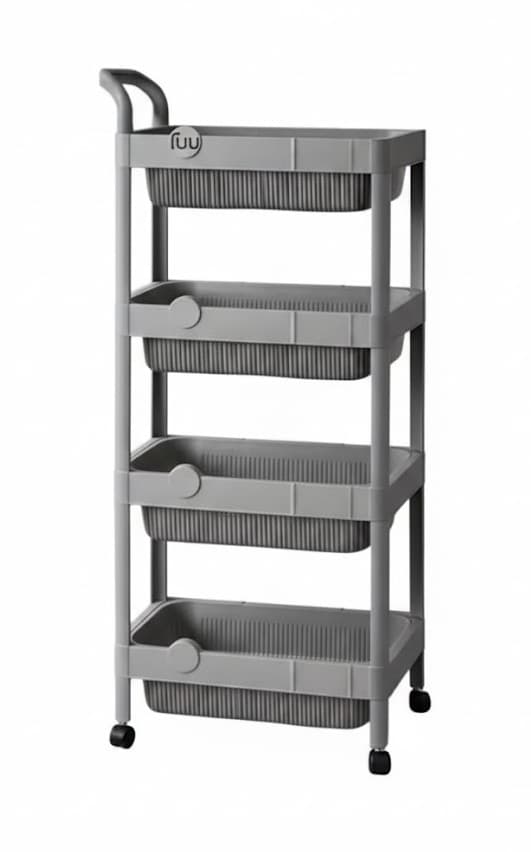 עגלת אחסון 4 קומות 40x29x97 ס"מ – סדר מודרני ונייד קונים רק באטרקציה מהיבואן לצרכן