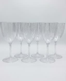 גביעי יין קטן פסים+רגל