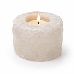 פמוט מלח לבן מעוצב 7X7.5 ס"מ – אווירה טבעית ונינוחה קונים רק באטרקציה מהיבואן לצרכן