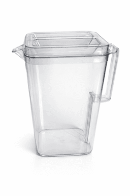 קנקן שתייה אקריליק שקוף עם מכסה קונים רק באטרקציה מהיבואן לצרכן