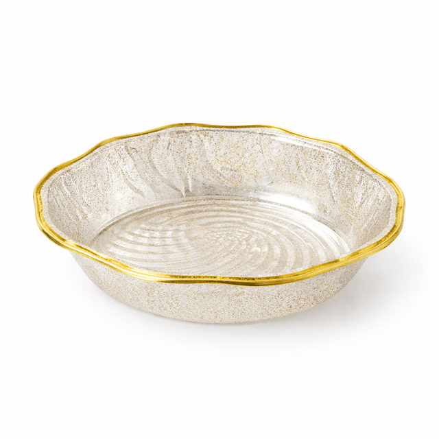 קסרול ספירלה נצנץ זהב 10