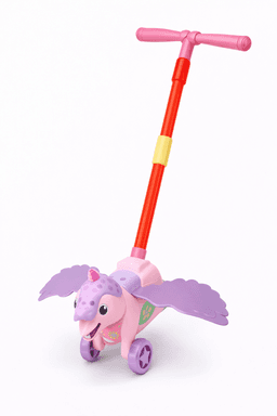 הליכון חד קרן – צעצוע דחיפה עם כנפיים נעות קונים רק באטרקציה מהיבואן לצרכן