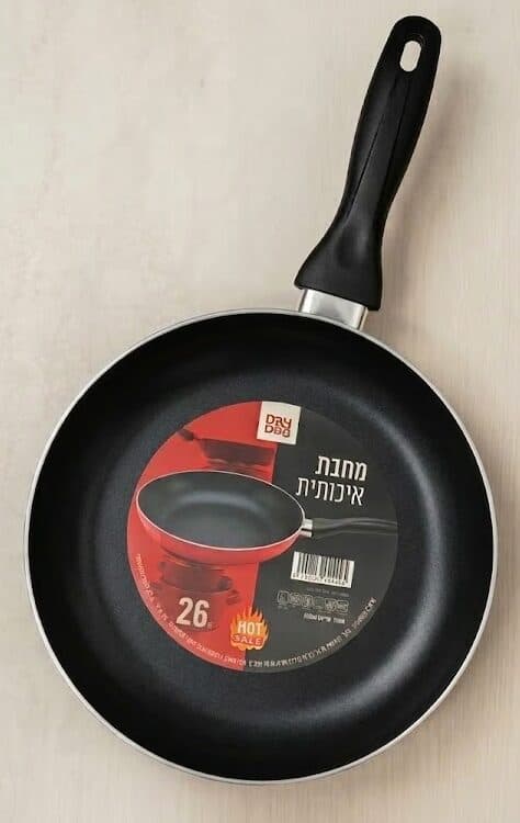 מחבת טפלון 26 ס"מ – מתאימה לכל סוגי הכיריים כולל אינדוקציה קונים רק באטרקציה מהיבואן לצרכן