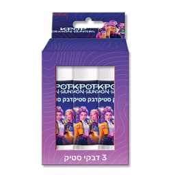 דבק סטיק KPOP – מארז 3 יחידות קונים רק באטרקציה מהיבואן לצרכן