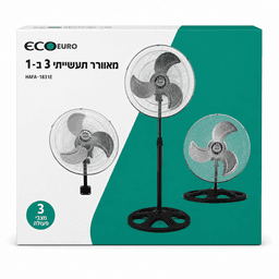 מאוורר תעשייתי משולב