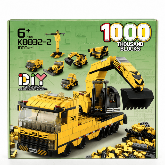 ערכת הרכבה כלי עבודה הנדסי 1000 חלקים קונים רק באטרקציה מהיבואן לצרכן