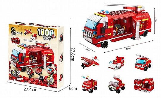 ערכת הרכבה כבאית 1000 חלקים קונים רק באטרקציה מהיבואן לצרכן