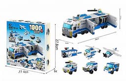 ערכת הרכבה משאית משטרה 1000 חלקים קונים רק באטרקציה מהיבואן לצרכן