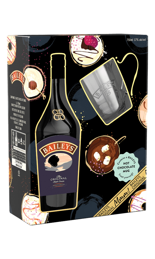 מארז בייליס 700 מ"ל + כוס מאג