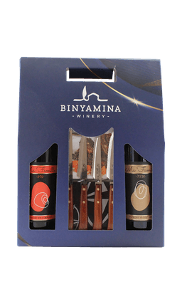 מארז בנימינה + סט סכינים איכותיות | בנא משקאות