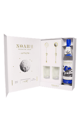 מארז ארק נח נקי 700 מ"ל + 2 כוסות + 2 בוחשנים | בנא משקאות