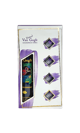 מארז וודקה ואן גוך אסאי ליטר + 4 צ'ייסרים | בנא משקאות