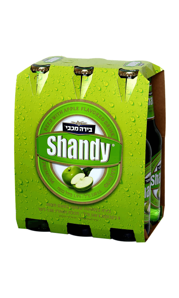 שנדי תפוח 330 בקבוק