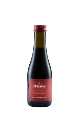 יין ירושלים אדום מתוק 187 מ"ל | בנא משקאות