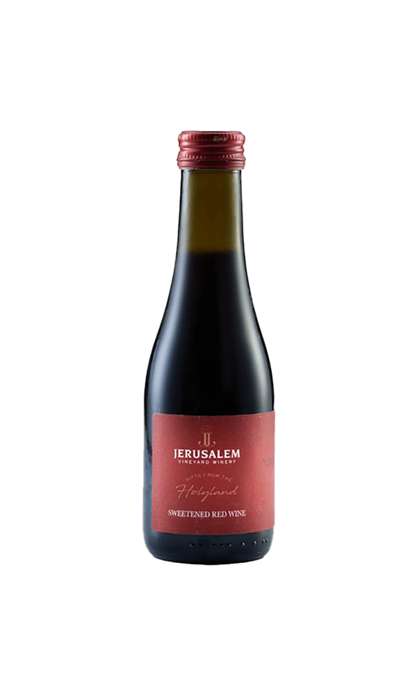 יין ירושלים אדום מתוק 187 מ"ל | בנא משקאות