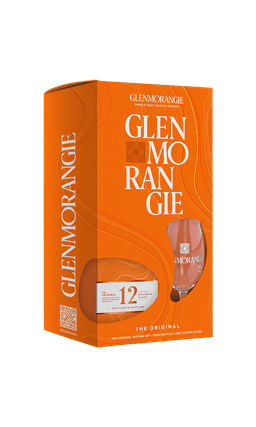 מארז וויסקי גלנמורנגי 12 שנה 700 מ"ל + כוס | בנא משקאות
