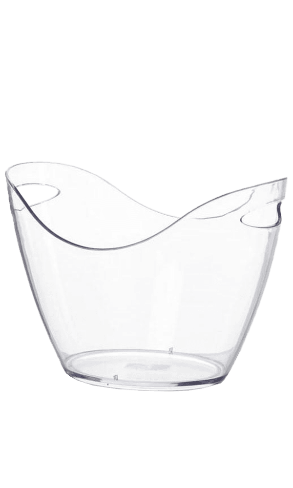 שמפניירה שקופה אקרילית 4 ליטר | בנא משקאות