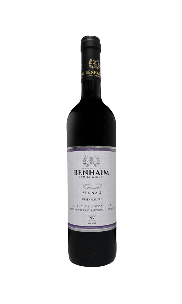 יין בן חיים סנה סירה קברנה סוביניון מרלו | בנא משקאות