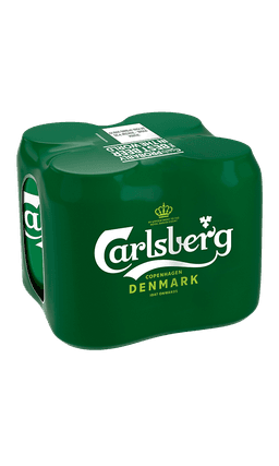 בירה קרלסברג 330 מ"ל  רביעייה