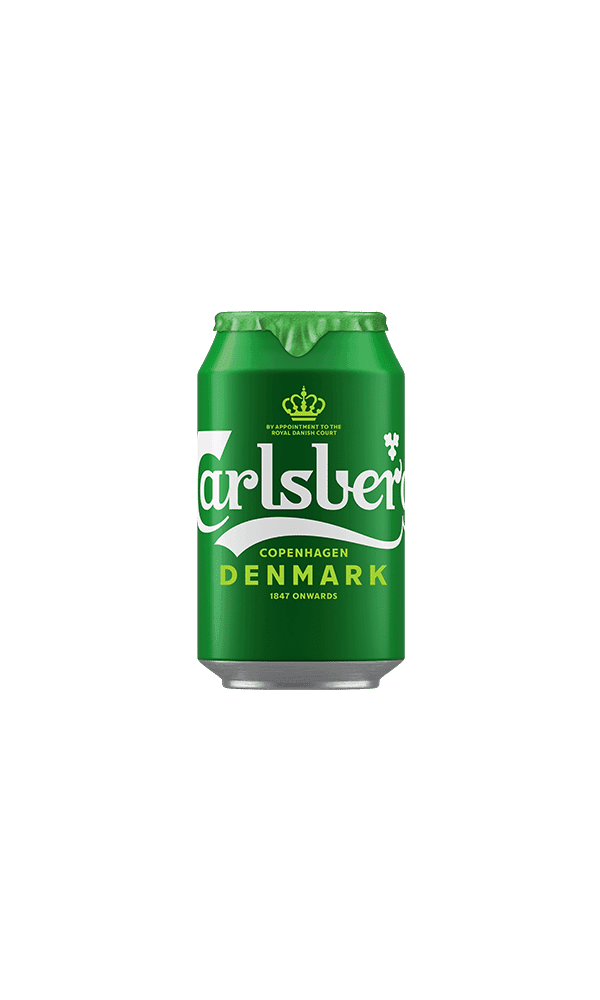בירה קרלסברג פחית 330 מ"ל | בנא משקאות