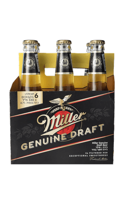 בירה מילר שישייה 330