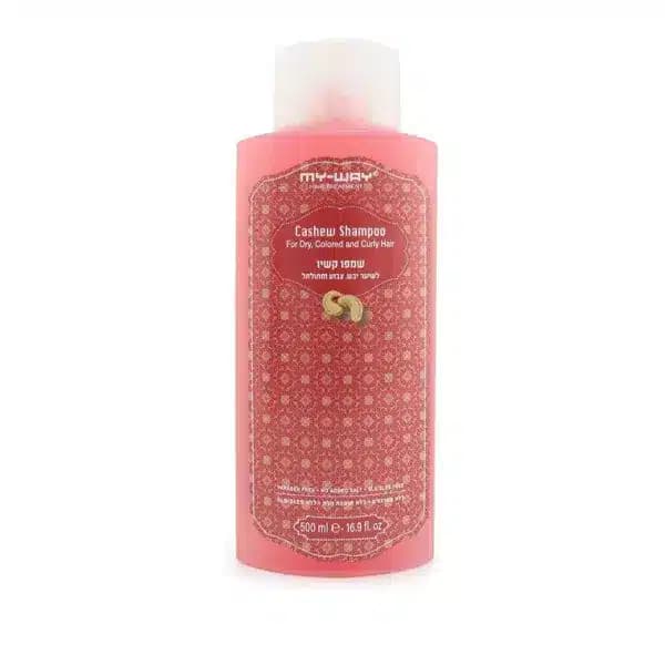 שמפו לשיער מתולתל, יבש וצבוע מסדרת 'קשיו' 500 מ"ל - מאי וואי