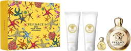 ורסצ’ה ארוס מארז לאישה אדפ 100מ”ל + ג’ל רחצה 100מ”ל + קרם גוף 100מ”ל + אדפ 5מ”ל VERSACE EROS SET EDP 100ML