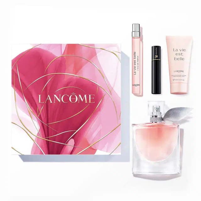 לנקום לה וי אבל סט 4 מוצרים בושם אדפ 50מ"ל - LANCOME LA VIE EST BELLE SET EAU DE PARFUM 50ml