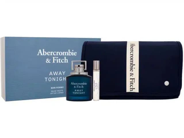 אברקומבי אוואי טונייט מארז בושם לגבר אדט 100מ״ל + 15מ״ל + תיק רחצה Abercrombie  Fitch Away Tonight 100ml set Eau de Toilette for men‏