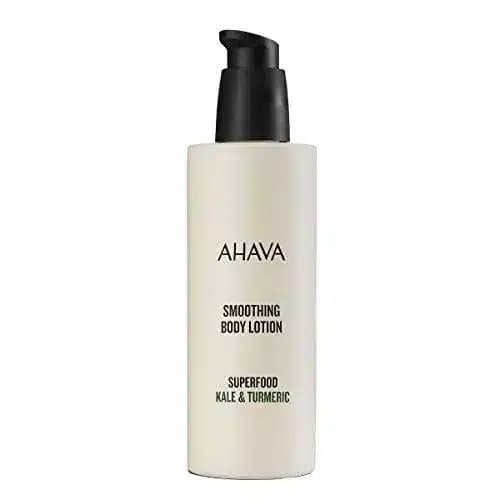 אהבה קרם גוף סופרפוד 250מ״ל - AHAVA Smoothing Body Lotion Kale  Turmeric 250ml