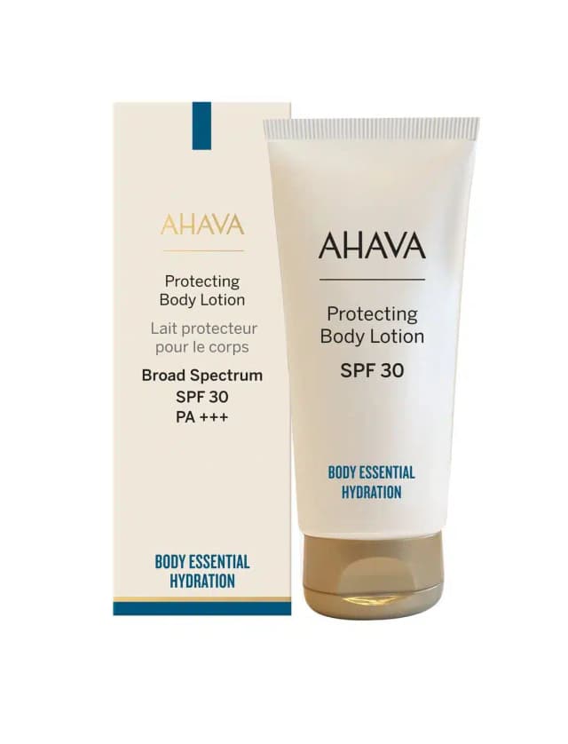 אהבה קרם גוף עם מקדם הגנה 30 - 150מ״ל - AHAVA Protecting Body Lotion SPF30 150ml