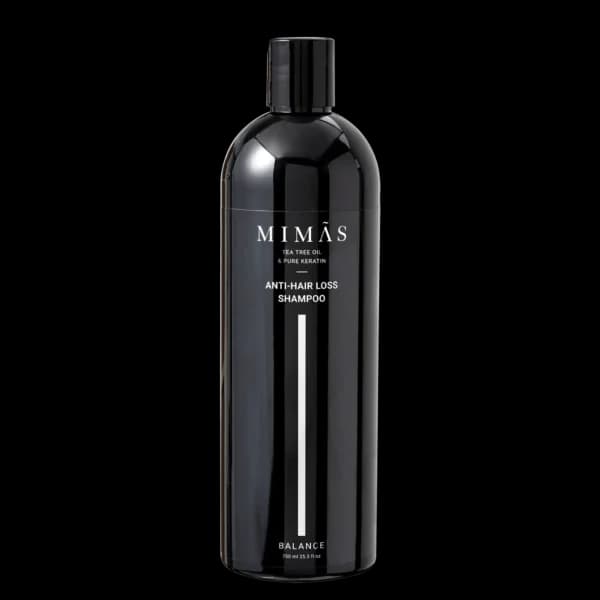 שמפו טיפולי נגד נשירה לשיער דליל מסדרת 'באלאנס' מועשר בשמן עץ התה וקרטין טהור 750 מ"ל - מימאס