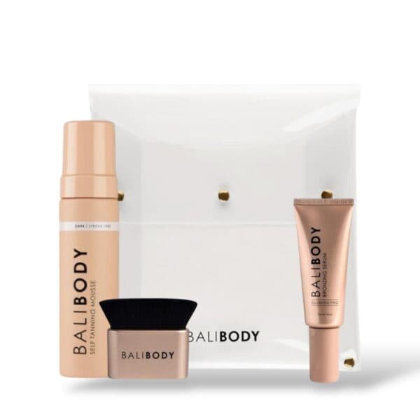 מארז הכולל מוס + סרום ברונזה + מברשת לקבלת השיזוף המושלם - באלי בודי