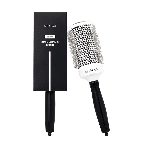 מברשת פן קרמית עגולה וגדולה לשיער ארוך ועבה - בגודל 53 מ"מ - מימאס