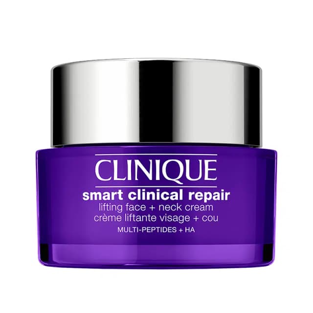 קליניק קרם לחות בלי אריזה** אנטי-אייג’ינג למיצוק והרמה של עור הפנים והצוואר 50מ”ל CLINIQUE Smart Clinical Repair Lifting Face + Neck Cream 50ML