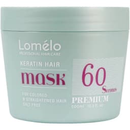 מסכת פרימיום לשיער צבוע ולאחר החלקה מסדרת '60 שניות' 500 מ"ל - לומלו