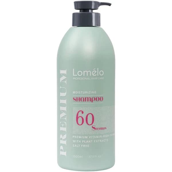 שמפו פרימיום ללא מלחים לשיער צבוע ולאחר החלקה מסדרת '60 שניות' 1000 מ"ל - לומלו
