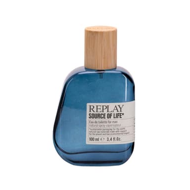 טסטר סורס אוף לייף אדט לגבר 100 מ"ל ריפליי - Replay Source Of Life for Men 100ml EDT TESTER