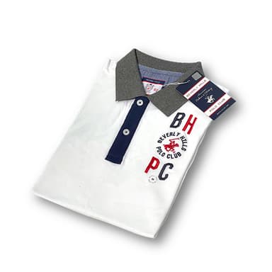 חולצה כחול לבן בברלי הילס פולו קלאב - Accessories Beverly Hills Polo Club Blue  White Shirt