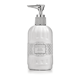 תחליב גוף מפנק עם קמומיל ואלוורה בניחוח וויט פלאוור 260 מ"ל - ספרינג