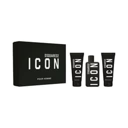 דסקוורד 2 אייקון לגבר סט אדפ 100מ״ל + גל רחצה 100 מל + אפטר שייב 100 מל DSQUARED 2 ICON POUR HOMME EDP SET 100ML