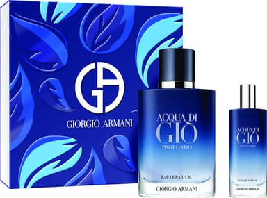 מארז לגבר ארמני אקווה די גיו 100 מ"ל + 15 מ"ל - GA ADGH PROFONDO EDP 100ml+15ml