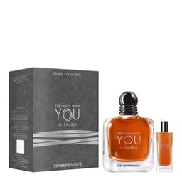 מארז לגבר ארמני סטרונגר וויט יו אינטנסלי 100 מ"ל + 15 מ"ל + GA SWY INTENSLY 100ML+15ML